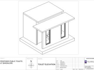 Public Toilet design , Idea Associates Idea Associates Modern bathroom اینٹوں