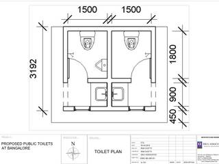 2d Plan Idea Associates Modern Bathroom Bricks Rectangle,Schematic,Font,Parallel,Slope,Engineering,Technical drawing,Plan,Drawing,Pattern
