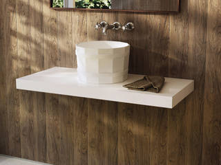 Das ausgefallene Aufsatzwaschbecken im Landhausstil: Vas von Zicco, ZICCO GmbH - Waschbecken und Badewannen in Blankenfelde-Mahlow ZICCO GmbH - Waschbecken und Badewannen in Blankenfelde-Mahlow Country style bathroom Marble White