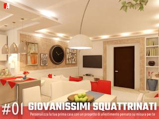 #01 - Giovanissimi Squattrinati, Il Migliore Architetto Il Migliore Architetto Modern living room