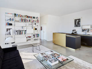 Wohnung mit Loftcharakter, studio1073 studio1073 Moderne Wohnzimmer