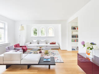 Einfamilienhaus, studio1073 studio1073 Moderne Wohnzimmer