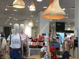 Galeries Lafayette Bordeaux, lairial luminaires bordeaux lairial luminaires bordeaux Ruang Komersial Kayu Wood effect