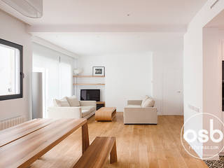 garrigues, osb arquitectos osb arquitectos Modern living room Wood Wood effect