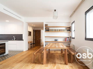 garrigues, osb arquitectos osb arquitectos Ruang Makan Modern Kayu Wood effect