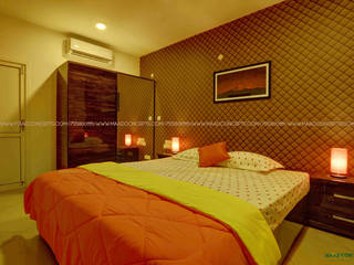 Apartment Interior at Sobha City, MAAD Concepts MAAD Concepts Nowoczesna sypialnia