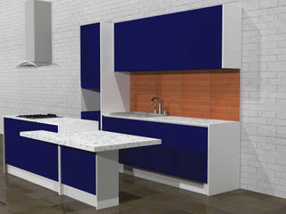 Cocina de alta brillo , CARPILUXE, SOLUCIONES EN CARPINTERIA CARPILUXE, SOLUCIONES EN CARPINTERIA Modern kitchen