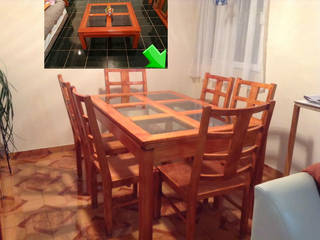 lo que te gusta en otras dimensiones, dutchmex dutchmex Classic style dining room Wood Wood effect