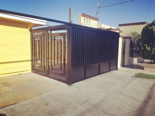 Porton abatible , Aw herreria Aw herreria Terrace house Iron/Steel