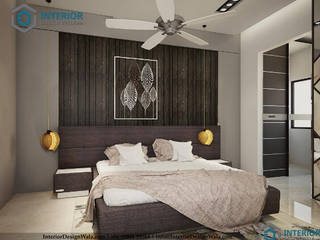 3 BHK Residential Design, InteriorDesignWala.com InteriorDesignWala.com Modern style bedroom