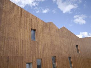 Centro Escolar de Mouriz - Lunawood, Banema S.A. Banema S.A. Oficinas de estilo moderno Derivados de madera Transparente