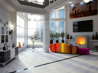 Дизайн интерьера особняк, Architoria 3D Architoria 3D Salas / recibidores
