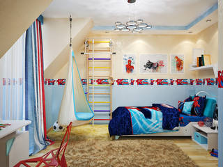 Интерьер детской комнаты для мальчика, студия Design3F студия Design3F Nursery/kid’s room