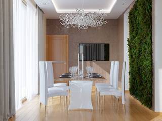 Современная столовая комната, студия Design3F студия Design3F Dining room