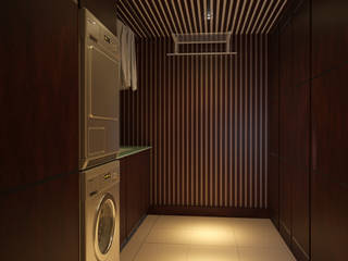 Постирочная комната в доме, студия Design3F студия Design3F Eclectic style bathroom