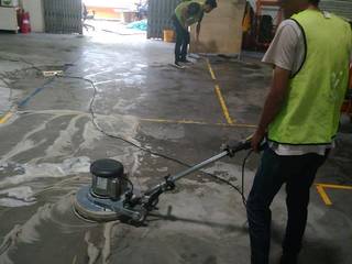 jasa general cleaning 021-88354281, cv indah karya bersaudara cv indah karya bersaudara Commercial spaces مضبوط کیا گیا کنکریٹ