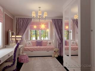 Интерьер детской для девочки, студия Design3F студия Design3F Nursery/kid’s room