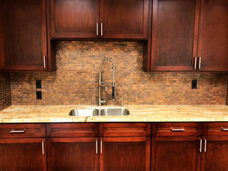 Premium commercial remodeling Ruang Komersial Klasik Granit Brown