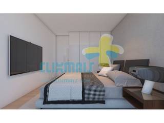 Excelente Apartamento T2 perto do centro de Braga. Referência: clix mais AP 322 Quartos modernos por Clix Mais Moderno