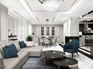 PEARL OF WISDOM | Wnętrza domu, ARTDESIGN architektura wnętrz ARTDESIGN architektura wnętrz Eclectic style living room