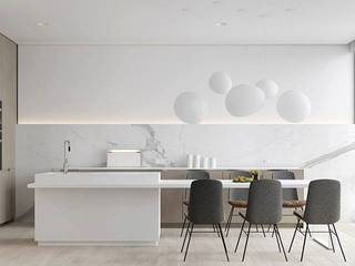 A Modern Flat Project, Panache Interiors Panache Interiors Cocinas modernas