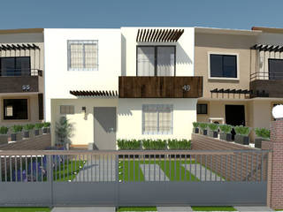 Diseño habitacional en residencial en Tizayuca, 78metrosCuadrados 78metrosCuadrados
