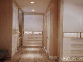 Большая гардеробная комната, студия Design3F студия Design3F Dressing room