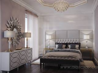 Интерьер спальни в стиле ар-деко, студия Design3F студия Design3F Bedroom