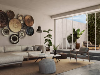 Casa Patio, INTO Studio INTO Studio Living room