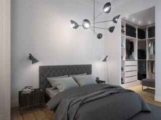 Apartamento Lapa, INTO Studio INTO Studio Eclectic style bedroom