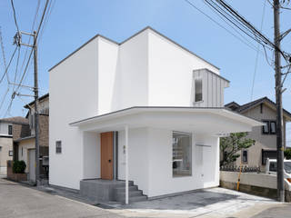 056平塚Kさんの家, atelier137 ARCHITECTURAL DESIGN OFFICE atelier137 ARCHITECTURAL DESIGN OFFICE Будинки Білий