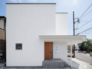 056平塚Kさんの家, atelier137 ARCHITECTURAL DESIGN OFFICE atelier137 ARCHITECTURAL DESIGN OFFICE Modern Houses White