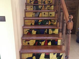 Merdivenlerimde Miro Var, Mozaik Sanat Evi Mozaik Sanat Evi Stairs