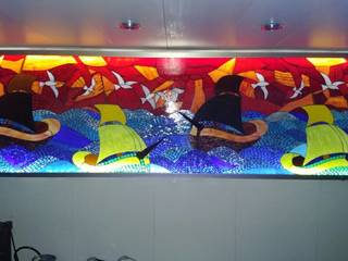 Tekne içinde Tekne, Mozaik Sanat Evi Mozaik Sanat Evi Walls ٹائلیں