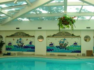Kısıklı Evleri Havuz Çalışması, Mozaik Sanat Evi Mozaik Sanat Evi Classic style pool Tiles