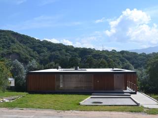 Casa Finca Cuyaya 2, Horizontal Arquitectos Horizontal Arquitectos 목조 주택 우드 우드 그레인