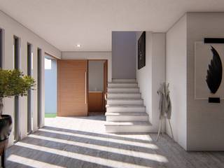 Vivienda Bugambilias, M+Z Arquitectos SLP M+Z Arquitectos SLP Stairs