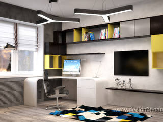 Комната для подростка, студия Design3F студия Design3F Stanza dei bambini minimalista