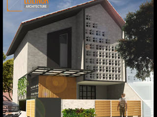 Outside in Tiny House, CV Leilinor Architect CV Leilinor Architect Casas unifamiliares