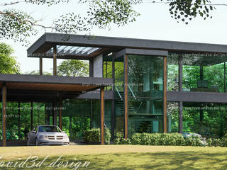 บ้านพักตากอากาศ 2ชั้น เขาใหญ่ นครราชสีมา, fewdavid3d-design fewdavid3d-design Detached home