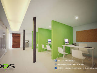 Proyecto Arcos, Zona expo, DOS Arquitectura y construcción DOS Arquitectura y construcción Modern study/office