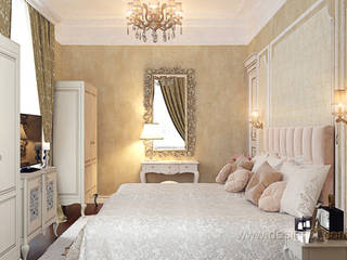 Спальня с двумя кроватями, студия Design3F студия Design3F Classic style bedroom