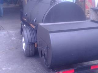 Ahumador Boss Hogg, Smoke Kit BBQ Smoke Kit BBQ Rustik Bahçe Beton