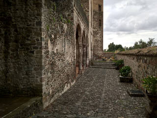 Ex-Monasterio Santa Maria Atlihuetzia, Tlaxcala., Or Design Or Design Espacios comerciales Piedra