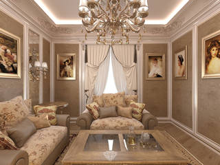Дизайн дома в классическом стиле, Студия интерьеров «Мария Грин Дизайн» Студия интерьеров «Мария Грин Дизайн» Classic style living room