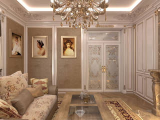 Дизайн дома в классическом стиле, Студия интерьеров «Мария Грин Дизайн» Студия интерьеров «Мария Грин Дизайн» Living room