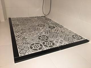 8 mm Temperli Camdan Paslanmaz Çelik Profilli Duşakabin, Çamlıca Duşakabin Çamlıca Duşakabin Rustic style bathroom Metal