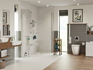 Independent Living - Bathroom ideas, Victoria Plum Victoria Plum Ванна кімната Плитки