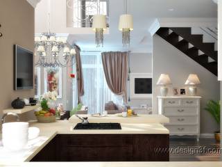 Кухня современный стиль, студия Design3F студия Design3F Kitchen