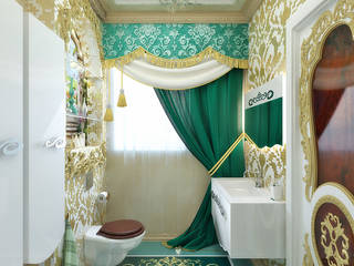 Санузел восточный стиль, студия Design3F студия Design3F Asian style bathroom